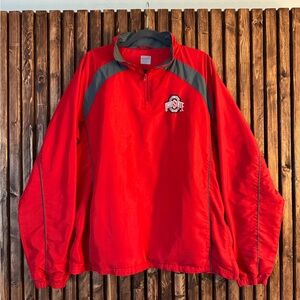 Vintage Ohio State windbreaker quarter zip